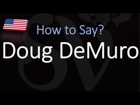 How to Pronounce Doug DeMuro? (CORRECTLY)