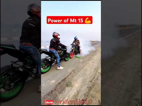 Ninja h2r vs Mt 15 energy test🔥❤️#shorts #mt15 #ninja #h2r #yamahabikes #bikelover #trendingshorts
