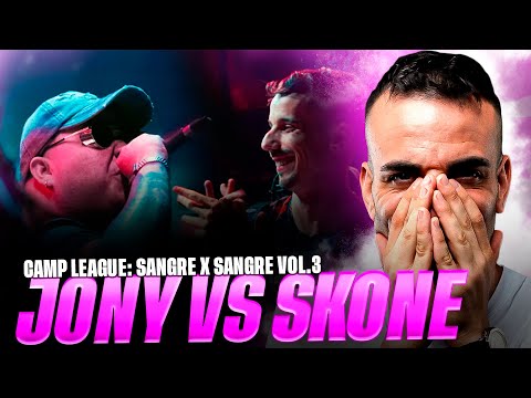 JONY Y SKONE SE GOLPEAN DURO 🇲🇽 *SANGRE X SANGRE VOL. 3* 🩸 CAMP LEAGUE 🏟️ Reacción