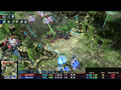 Starcraft 2 - DreamHack Summer Open - Semi Final - SjoW vs StarDust - Game 1