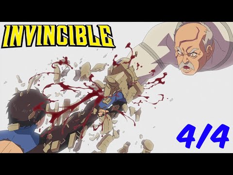 Invincible Vs Conquest Full Fight 4/4 - Final Fight Invincible Season 3 Episode 8