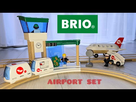 Brio Trains  Playing with Monorail Airport Set