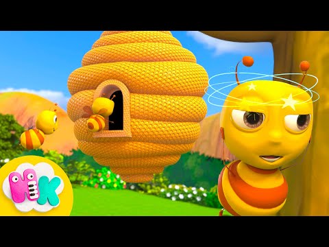 Räkna Bina! 🐝 Här är en Bikupa | Barnsånger på Svenska | HeyKids