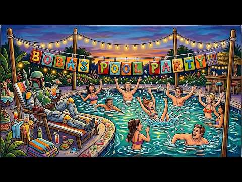 Boba's Pool Party - JINGLE - Bubble Gum Rock style/w singing.
