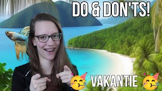 Wat doe je met de AQUARIA tijdens VAKANTIE? //Nickey//