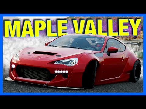 Forza Motorsport 7 Customization : WIDEBODY SUBARU BRZ DRIFTING AT MAPLE VALLEY!!