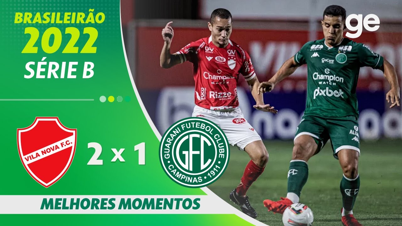 Vila Nova vs Guarani highlights