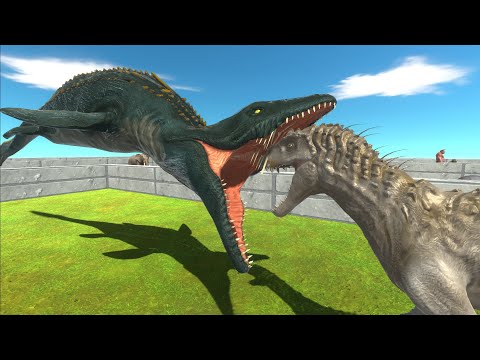 MOSASAURUS (Remastered) DEATH RUN - Animal Revolt Battle Simulator