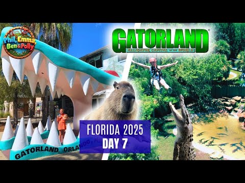 FLORIDA 2025 | DAY 7 | Gatorland - Our first EVER visit! | AUG 25