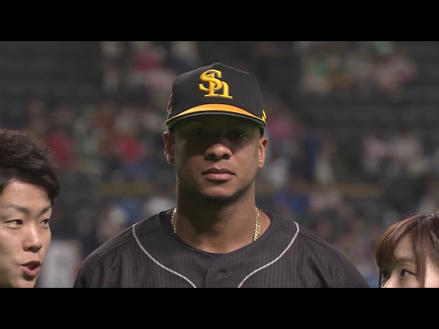 ホークス・ミランダ投手ヒーローインタビュー 2019/8/3 F-H