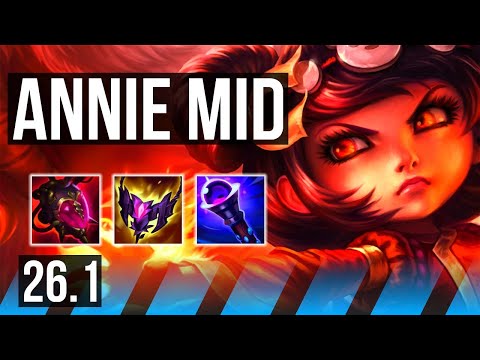 ANNIE vs AKALI (MID) | NA Master | 26.1