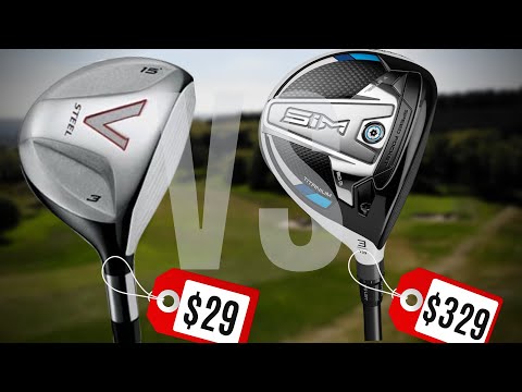 $329 TAYLORMADE SIM TITANIUM V-STEEL vs $29 TAYLORMADE V-STEEL