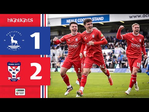 📺 Match Highlights | Hartlepool United 1-2 York City | 2025/26