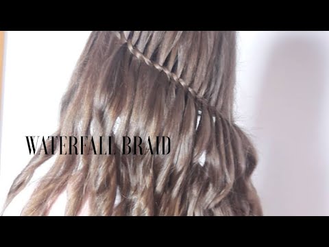 Waterfall braid - warkocz wodospad