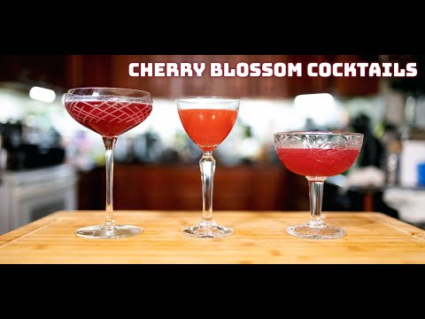 3 Easy Cherry Blossom Cocktails