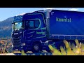POV Driving Scania S560 Autumn Road Norway Flå Rv 7