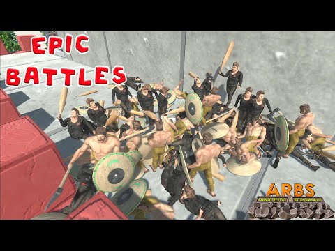 Epic battles between two armies of men - Animal Revolt Battle Simulator