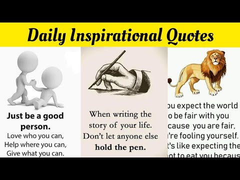 Daily Life Inspirational Quotes | Positive Thinking Quotes | Quotes About Life