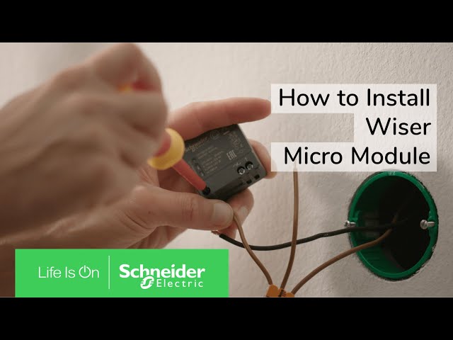 schneider electric Strömställarpuck m zigbee wiser