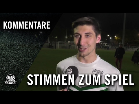 Die Stimmen zum Spiel (SG Rot-Weiss Frankfurt - SC Teutonia Watzenborn-Steinberg, Hessenliga)