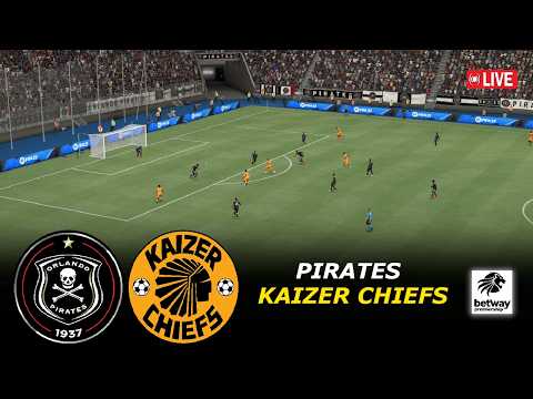 🔴Orlando Pirates vs Kaizer Chiefs Live | Betway Premiership 2025/26 | eFootball PES 21 Simulation