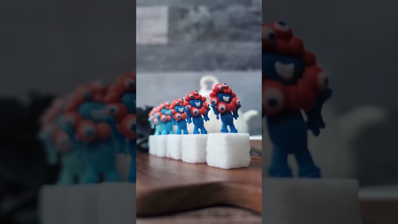 大阪万博のあのキャラクターをお砂糖で作ってみた　#shorts