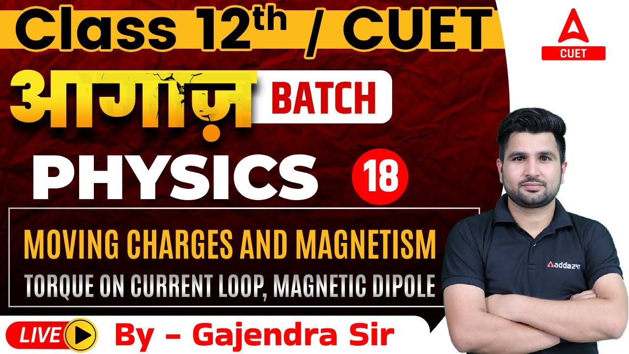 Torque on a Current loop, Magnetic Dipole | Moving Charges and Magnetism | Class 12 Physics Ch.4