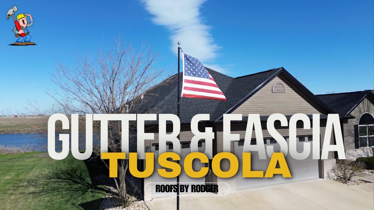 New Gutters & Fascia Installed on Tuscola, Illinois Home