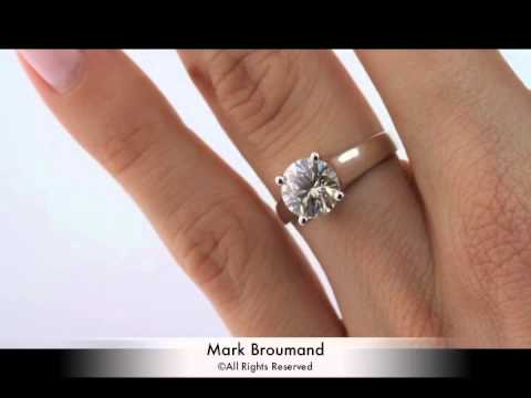 1.83ct Round Brilliant Cut Diamond Engagement Anniversary Ring-Mark Broumand