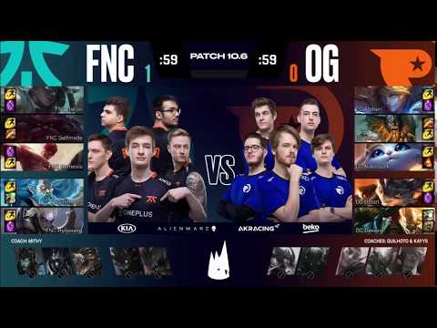 FNC vs. OG Game 2 | Highlights Playoffs Round 1| LEC Spring 2020 | Fnatic vs. Origen