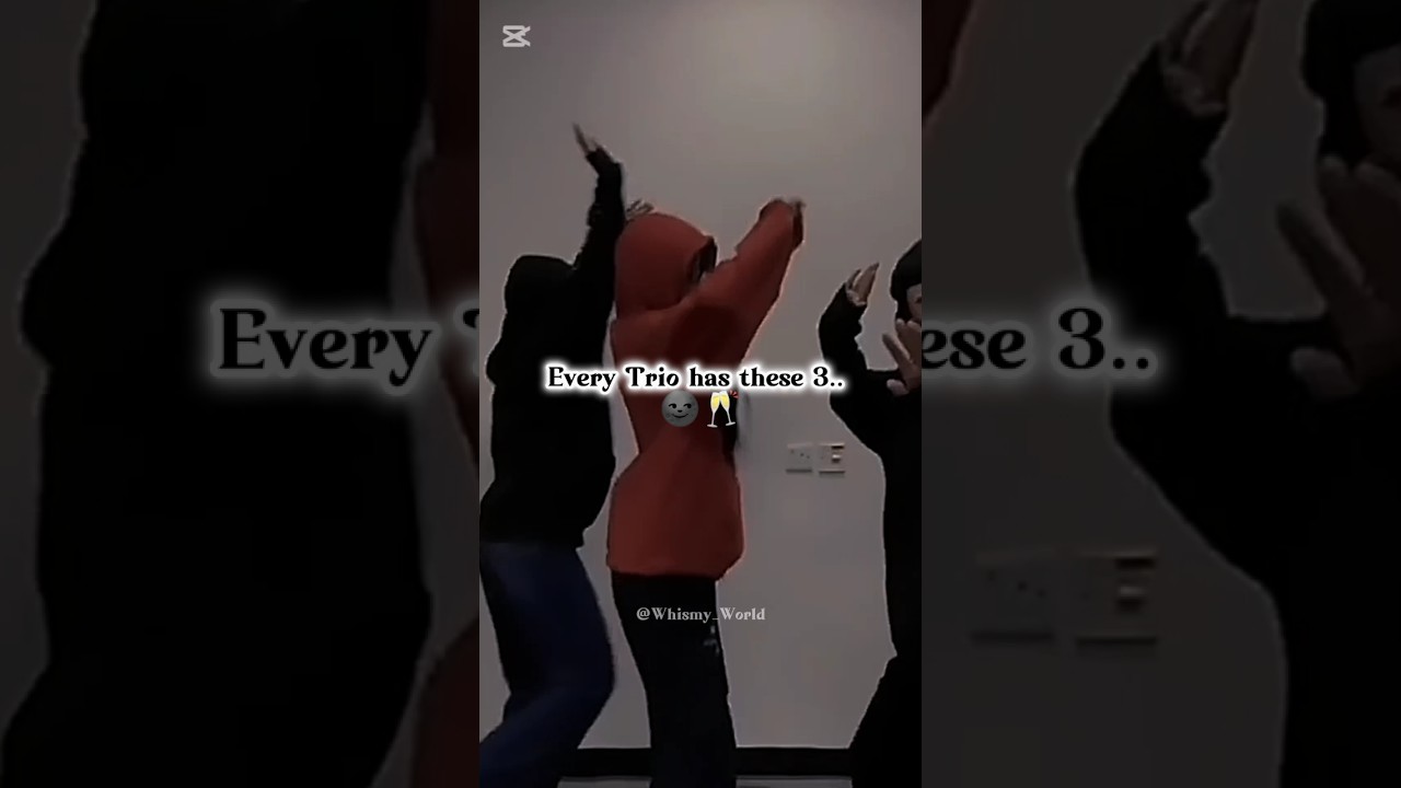 Every Trio has these 3... 🥂🌚Comment which one is you... #trio#shorts #trendingshorts #aesthetic#kpop