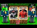 Why Cursed VENOM vs CARNAGE is WANTED ? Mikey and JJ - in Minecraft Maizen