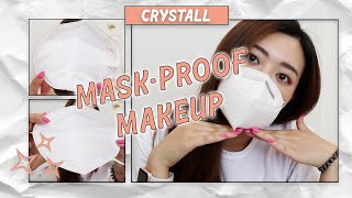 How To Wear Makeup Under a Face Mask (Long Lasting, Non-Smudging) | Crystall Cho