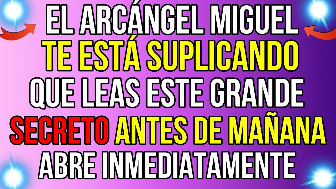 TÚ ARCÁNGEL te ESTÁ SUPLICANDO URGENTEMENTE QUE LEAS ESTE SECRETO ANTES DE MAÑANA...! | Ángel Dice