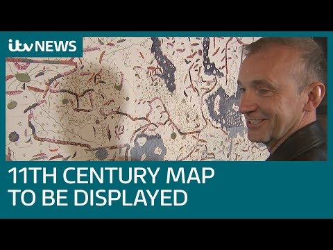 World map from 1154 to go on display in Oxford | ITV News