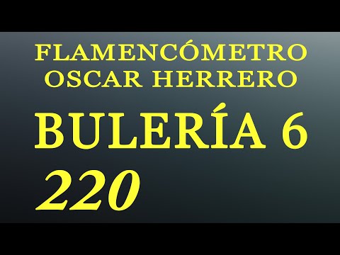 Metrónomo Flamenco - Bulería "6" 220 - Flamencómetro Oscar Herrero
