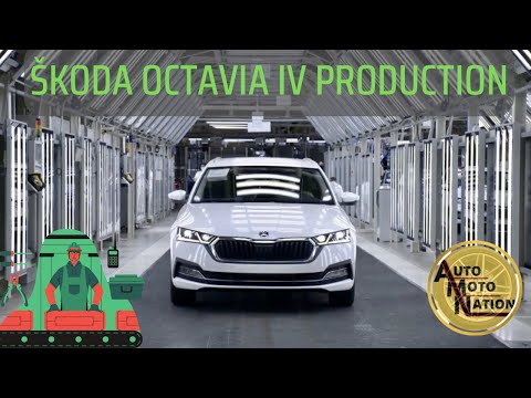 Škoda Octavia IV production in Boleslav| #skodaoctavia #carindustry