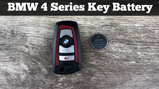 2014 - 2019 BMW 4 Series Key Fob Battery Replacement - How To Change Or Replace Remote Batteries