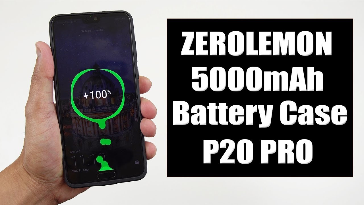 Huawei P20 Pro 5000mAh Battery Case from ZEROLEMON [4K]