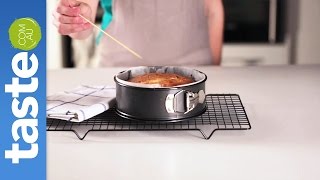 Easy steps to check whether your cake is ready | taste.com.au