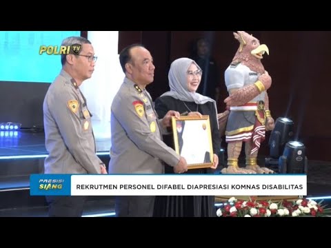 KOMNAS DISABILITAS BERI PENGHARGAAN POLRI ATAS REKRUTMEN PENYANDANG DIFABEL
