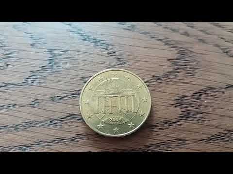 10 eurocent#germany  year 2004."ILLUMINATI CONSPIRACY SIGN"