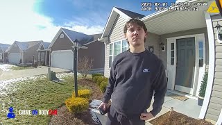 Entitled Boyfriend Arrested After He Was Kicked Out of the House and Started Disrespecting Police