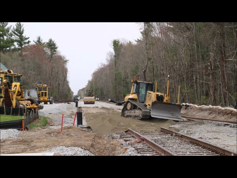 South Coast Rail Restoration Update - Berkley, MA - 5/8/2022