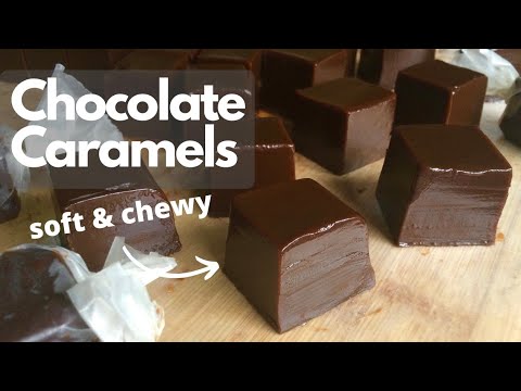 Chocolate Caramels - Old Fashioned Candy Making
