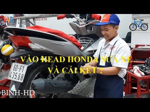 Sửa xe máy  Honda, Vào sửa xe trong Head Honda có gì khác ?
