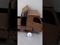 Membuat Miniatur Mobil Truk Oleng Dari Kardus Bekas