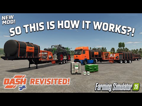 HOW THE PHIBER DASH IS INTENDED?! NEW MODS! (REVIEW/GUIDE) FARMING SIMULATOR 25
