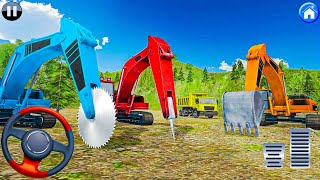 Heavy Rock Mining Cutter Simulator - Off Road Excavator - Android Gameplay