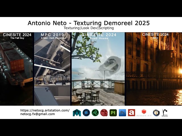 Texturing Demoreel 2025